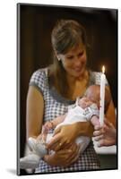 Catholic baptism, Saint Gervais, Haute Savoie, France-Godong-Mounted Photographic Print