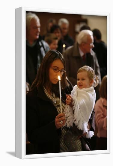 Catholic baptism-Godong-Framed Photographic Print