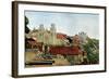 Catholic Cathedral, Palace of the Queen, Late 19th Century-Gillot-Framed Giclee Print