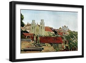 Catholic Cathedral, Palace of the Queen, Late 19th Century-Gillot-Framed Giclee Print