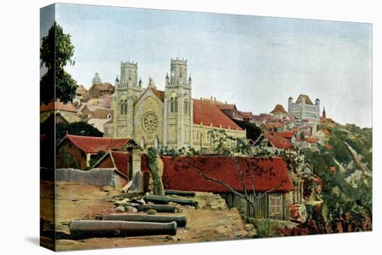 Catholic Cathedral, Palace of the Queen, Late 19th Century-Gillot-Stretched Canvas