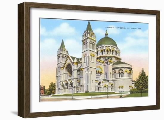Catholic Cathedral, St. Louis, Missouri-null-Framed Art Print
