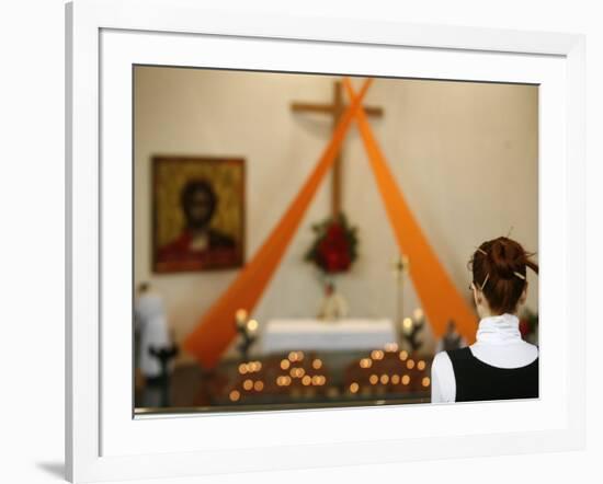 Catholic Celebration, Geneva, Switzerland, Europe-Godong-Framed Photographic Print