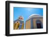 Catholic Church in Fira in Santorini, Greece-Gyuszko-Framed Photographic Print