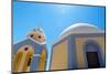 Catholic Church in Fira in Santorini, Greece-Gyuszko-Mounted Photographic Print
