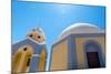 Catholic Church in Fira in Santorini, Greece-Gyuszko-Mounted Photographic Print