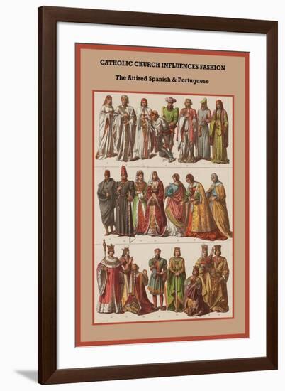 Catholic Church Influences Spanish and Portuguese-Friedrich Hottenroth-Framed Art Print