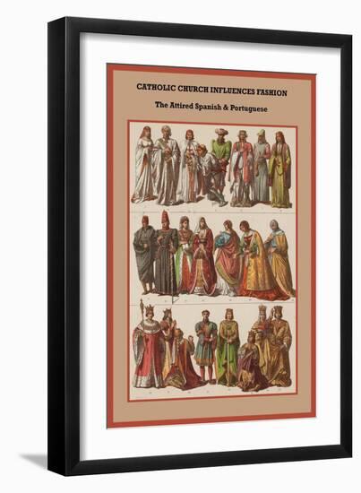 Catholic Church Influences Spanish and Portuguese-Friedrich Hottenroth-Framed Art Print