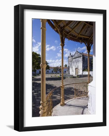 Catholic Church on the Main Square of Ibo Island, Part of the Quirimbas Archipelago, Mozambique-Julian Love-Framed Photographic Print