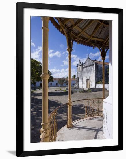 Catholic Church on the Main Square of Ibo Island, Part of the Quirimbas Archipelago, Mozambique-Julian Love-Framed Photographic Print