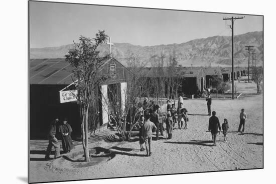 Catholic Church-Ansel Adams-Mounted Art Print