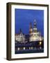 Catholic Hofkirche (Church of the Court) (St. Trinity Cathedral), Hausmann Tower, Dresden, Saxony,-null-Framed Photographic Print
