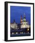 Catholic Hofkirche (Church of the Court) (St. Trinity Cathedral), Hausmann Tower, Dresden, Saxony,-null-Framed Photographic Print