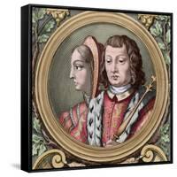 Catholic Kings, Isabella and Ferdinand, Spain-null-Framed Stretched Canvas