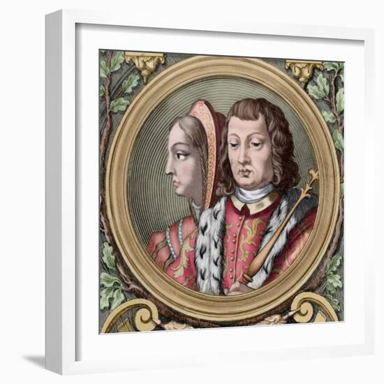 Catholic Kings, Isabella and Ferdinand, Spain-null-Framed Giclee Print