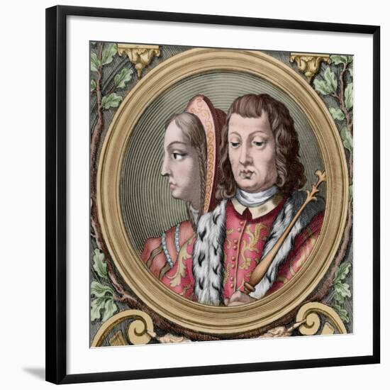 Catholic Kings, Isabella and Ferdinand, Spain-null-Framed Giclee Print