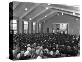 Catholic School Mass, South Yorkshire, 1967-Michael Walters-Stretched Canvas