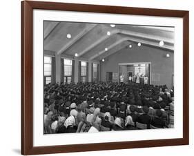 Catholic School Mass, South Yorkshire, 1967-Michael Walters-Framed Photographic Print