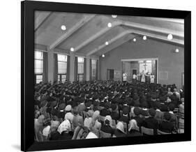 Catholic School Mass, South Yorkshire, 1967-Michael Walters-Framed Photographic Print