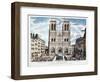 Catholic Worship Returned to the French People by 1st Consul Bonaparte, 19th Century-null-Framed Premium Giclee Print
