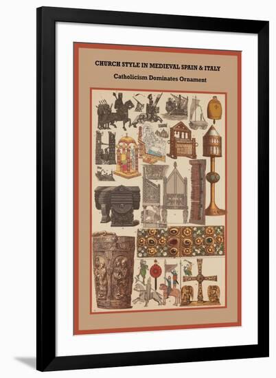 Catholicism Dominates Ornament-Friedrich Hottenroth-Framed Art Print