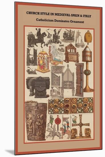 Catholicism Dominates Ornament-Friedrich Hottenroth-Mounted Art Print