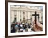 Catholics at St. Peter's, Vatican, Rome, Lazio, Italy, Europe-Godong-Framed Photographic Print