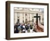 Catholics at St. Peter's, Vatican, Rome, Lazio, Italy, Europe-Godong-Framed Photographic Print