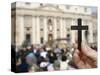 Catholics at St. Peter's, Vatican, Rome, Lazio, Italy, Europe-Godong-Stretched Canvas