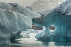 Iceberg formations, Jokusarlon, Iceland.-Cathy and Gordon Illg-Photographic Print