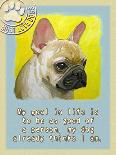 Yellow French Bulldog-Cathy Cute-Giclee Print