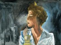 23.10.09 - She Had One Last Cigarette before She Went to Bed, 2009-Cathy Lomax-Giclee Print