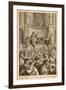 Catiline Plotting to Seize Power in Rome is Denounced in the Senate by Cicero-L. Stefanoni-Framed Premium Giclee Print