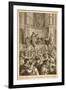 Catiline Plotting to Seize Power in Rome is Denounced in the Senate by Cicero-L. Stefanoni-Framed Premium Giclee Print