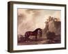 "Cato" and Groom-George Stubbs-Framed Giclee Print