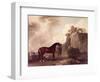 "Cato" and Groom-George Stubbs-Framed Giclee Print