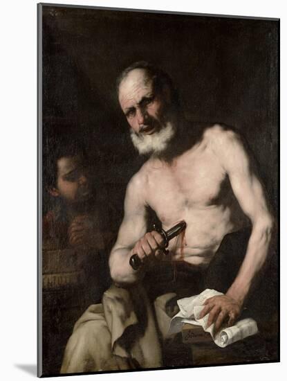 Cato of Utica-Luca Giordano-Mounted Giclee Print