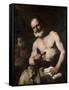 Cato of Utica-Luca Giordano-Framed Stretched Canvas