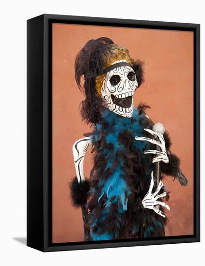 Catrina Skeleton, San Miguel De Allende, Mexico-Merrill Images-Framed Stretched Canvas