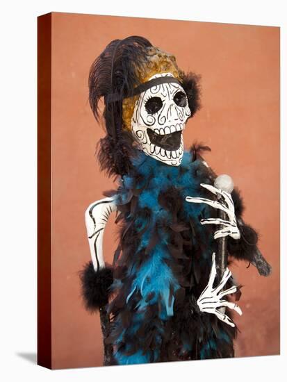Catrina Skeleton, San Miguel De Allende, Mexico-Merrill Images-Stretched Canvas