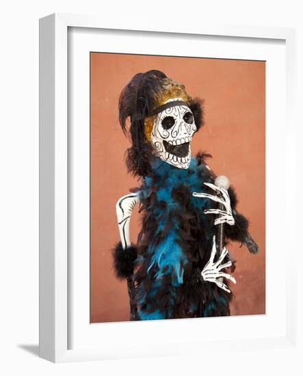 Catrina Skeleton, San Miguel De Allende, Mexico-Merrill Images-Framed Photographic Print