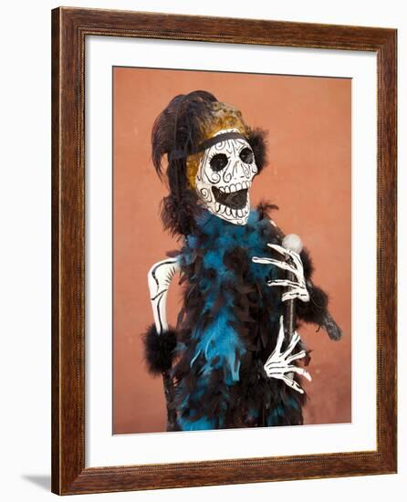 Catrina Skeleton, San Miguel De Allende, Mexico-Merrill Images-Framed Photographic Print