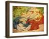 Cats, 1909-10-Franz Marc-Framed Giclee Print