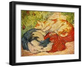 Cats, 1909-10-Franz Marc-Framed Giclee Print