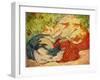 Cats, 1909-10-Franz Marc-Framed Giclee Print