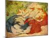 Cats, 1909-10-Franz Marc-Mounted Giclee Print