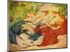 Cats, 1909-10-Franz Marc-Mounted Giclee Print