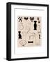 Cats and Dogs, Pet Shop Concept-vesnacvorovic-Framed Art Print