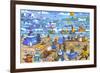 Cats and Dogs-Peter Adderley-Framed Premium Giclee Print