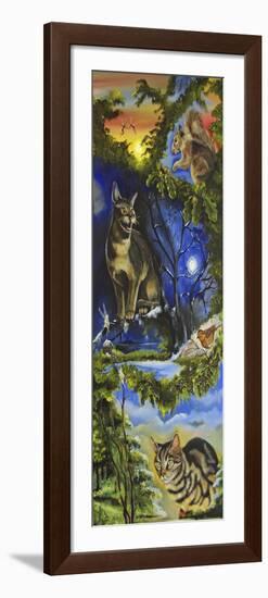 Cats and Fairies Twice as Nice-Sue Clyne-Framed Giclee Print